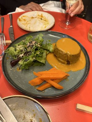 Chickpea and lentil ‘meatloaf'  at Aromaticus in Rome