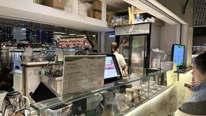 Kiosk  at Co+Nut+Ink - Esplanade in Central Singapore