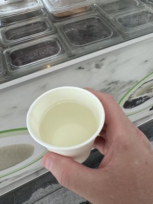 Complimentary coconut water   at Co+Nut+Ink - Esplanade in Central Singapore