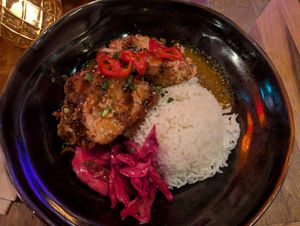 Garden cauliflower katsu at Nooch in Bern