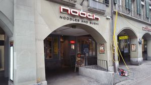 Nooch entrance at Nooch in Bern