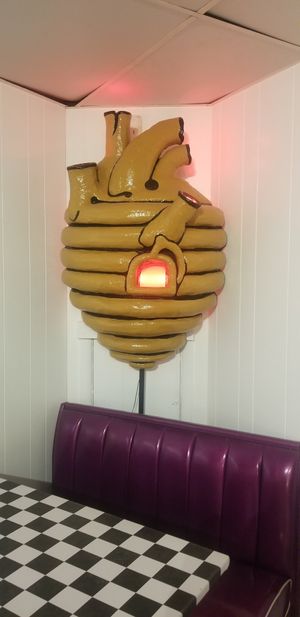 Cute heart/beehive at The BE-Hive in Nashville