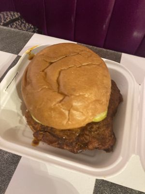 Chicken sandwich   at The BE-Hive in Nashville