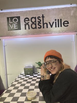 Dinning area  at The BE-Hive in Nashville