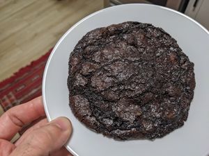 Double chocolate cookie at The BE-Hive in Nashville