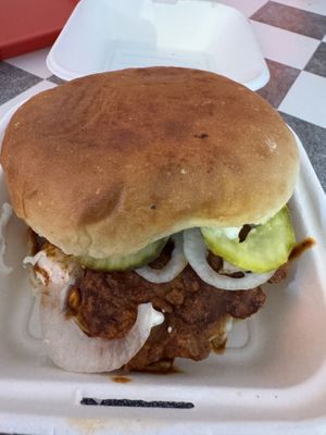 Nashville Hot 🥵 Seitan 😋  at The BE-Hive in Nashville