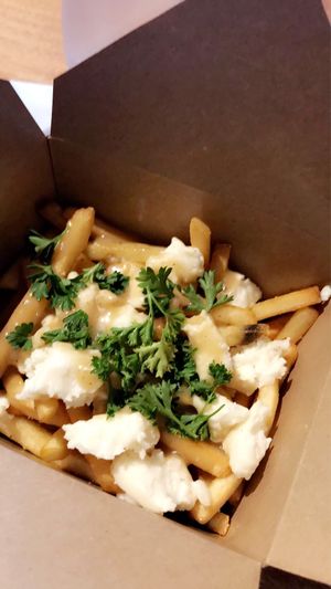Deli day special: poutine  at The BE-Hive in Nashville