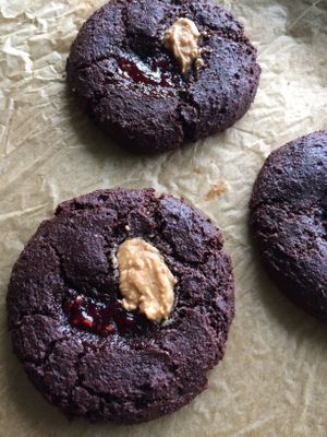 Peanut butter & Jelly Brownies at Whole Flower Farms in Corvallis