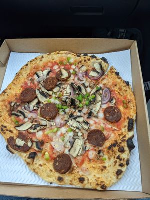 Vegan Pepperoni at Popsi's in Southampton