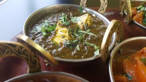 Palak Tofu/Saag Tofu at Nullfaur in St Kilda