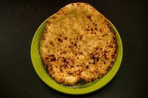 Vegan Aloo Paratha Bread at Nullfaur in St Kilda