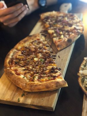 Buddha on the Beach at Vegan Cave Tanoor Pizza in Vancouver