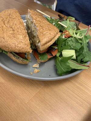 Double chicken burger  at Fuzzy Wombat's Kitchen in Port Noarlunga