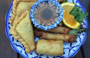 Veg platter  at Piyawat in Bendigo