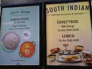 Offer and schedule at The South Indian in Malmo