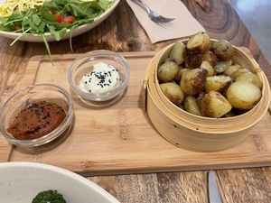 Patatas bravas at Bohl in Barcelona