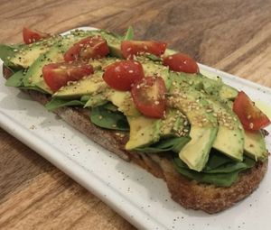 Toast avocado  at Bohl in Barcelona