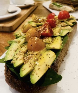 Avocado toast  at Bohl in Barcelona