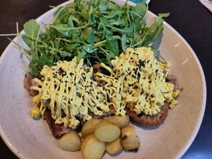 Scramble bumble (without tomatoes) at Bohl in Barcelona