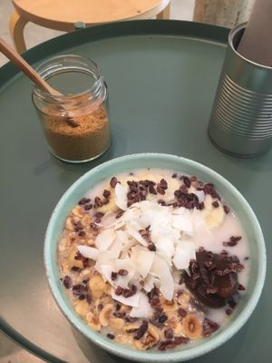 Porridge bowl  at Bohl in Barcelona