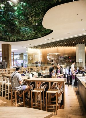 Sitting area / or you can take-away  at MAKAI - Siam Paragon  in Bangkok