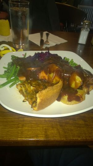 Allotment pie at Britannia Inn in Sunderland