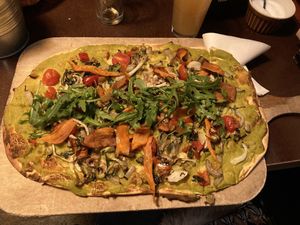 Vegan Flamenkuche  at Hermann in Freiburg