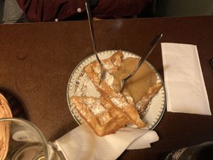 Vegan waffles   at Hermann in Freiburg