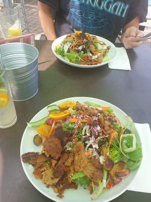 Seitan salad at Hermann in Freiburg
