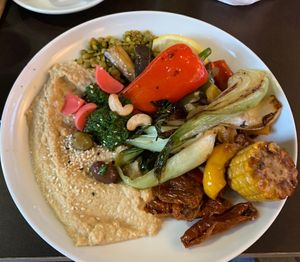 Grillz Teller, sehr lecker   at Hermann in Freiburg