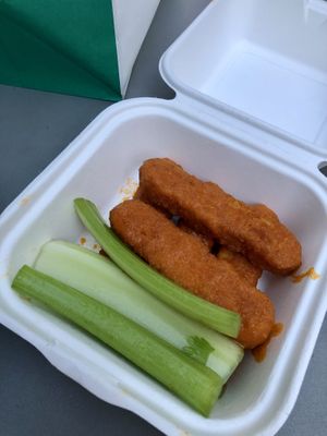 Buffalo tenders were pretty good  at Veggie Grill by Next Level - UCLA Ackerman Union in West Los Angeles