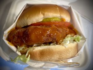 Buffalo bomber  at Veggie Grill by Next Level - UCLA Ackerman Union in West Los Angeles