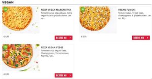 vegan options at Domino's Pizza - AJ Ernststraat in Amsterdam
