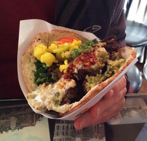 Mmmmm falafel  at Amsterdam Falafelshop - Adams Morgan in Washington
