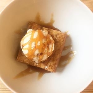 Peanut butter brownie bowl 👌🏼 at Cafe Thrive in Bournemouth