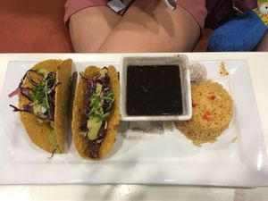 Vegan tacos. at Pepe's Cantina in Orlando
