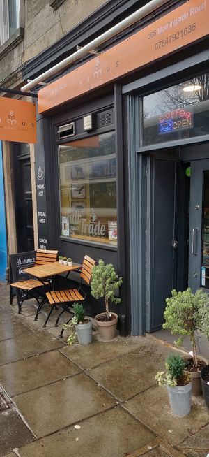 Here at Hummus in Edinburgh