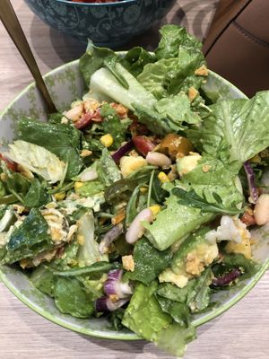 HUGE salad & so delicious!  at Rosalía in Florence