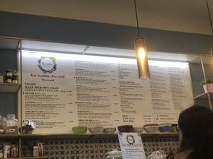 menu  at Rosalía in Florence