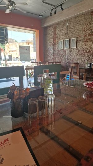 Interior at Kokum Bistro in Jaipur