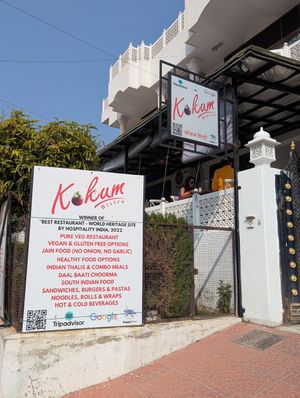 Exterior at Kokum Bistro in Jaipur