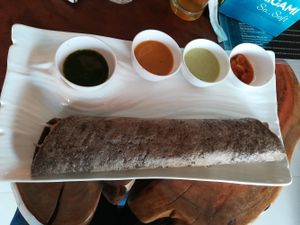 Buckwheat Dosa Wrap at Kokum Bistro in Jaipur