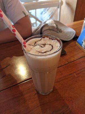 Cold coffee with soy milk at Kokum Bistro in Jaipur