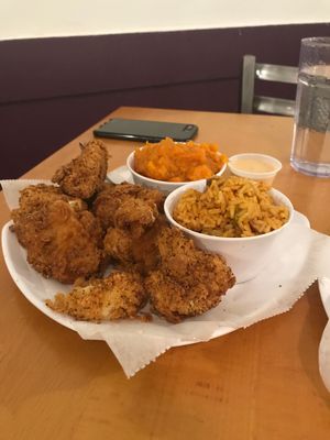 Cauliflower, jambalaya, yams at Vegan Friendly Foods in Baton Rouge