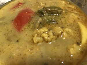 Curry vegetables at Vegan Friendly Foods in Baton Rouge