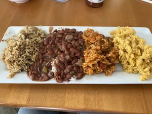 Soul Food Platter at Vegan Friendly Foods in Baton Rouge