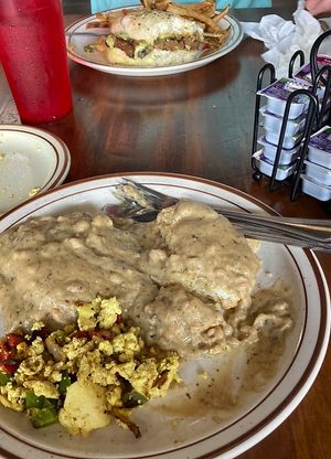   at Railroad Bill's Dining Car in Des Moines