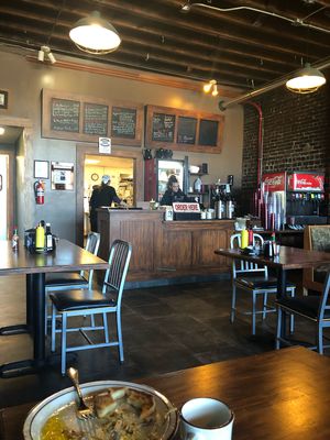 Inside at Railroad Bill's Dining Car in Des Moines