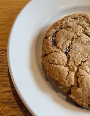 Vegan chocolate chip cookie at Green Sage Cafe - Broadway in Asheville