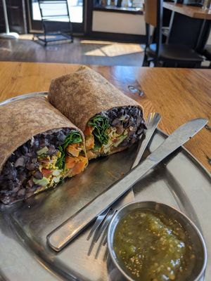 Van Gogh burrito (vegan) at Green Sage Cafe - Broadway in Asheville